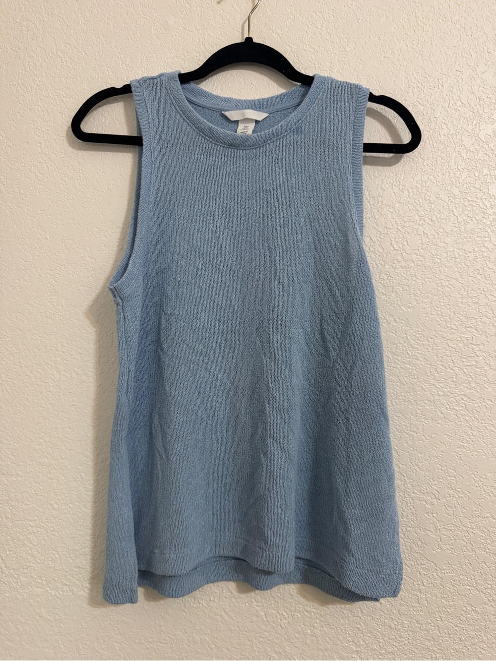#21 H&M Light Blue Knit Tank Top
